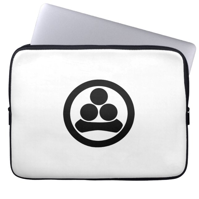 Watanabe star in circle laptop sleeve (Front)