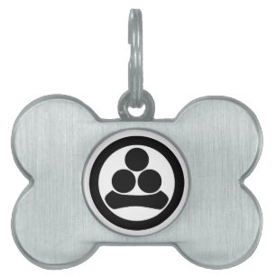Watanabe star in circle pet tag