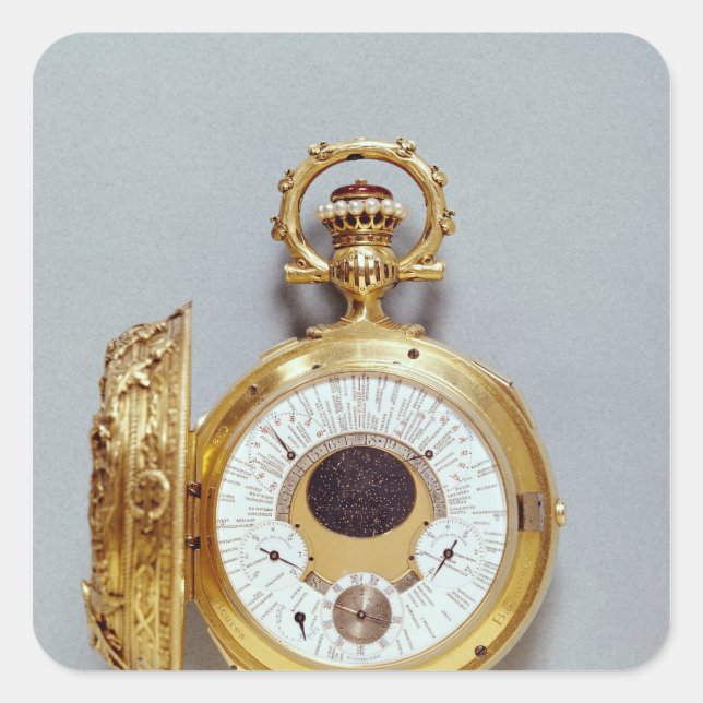 Watch, 1897-1901 square sticker (Front)