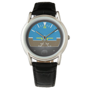 Watch Aviation  style  Artificial Horizon
