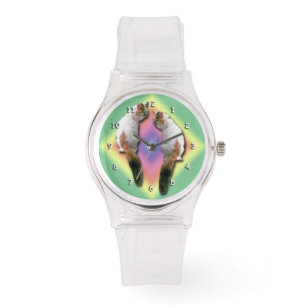 Watch - Cats and Rainbow diamond