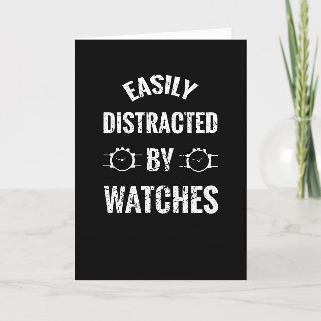 Watch Collector | Watch Lover Watch Collecting Card (Front)