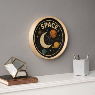Watch designed by space design clock