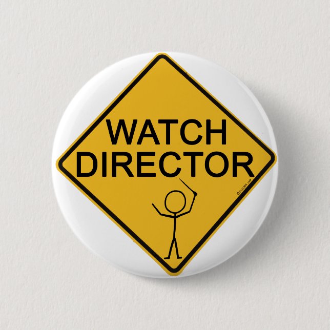 Watch Director 2 Inch Round Button (Front)