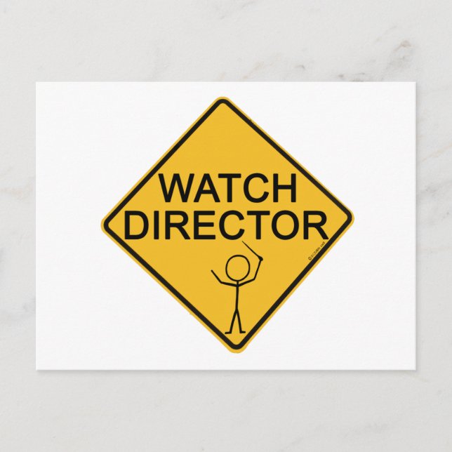 Watch Director Postcard (Front)