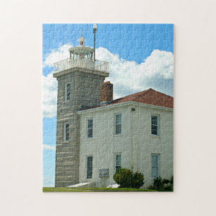 Watch Hill Lighthouse, Rhode Island Jigsaw Puzzle