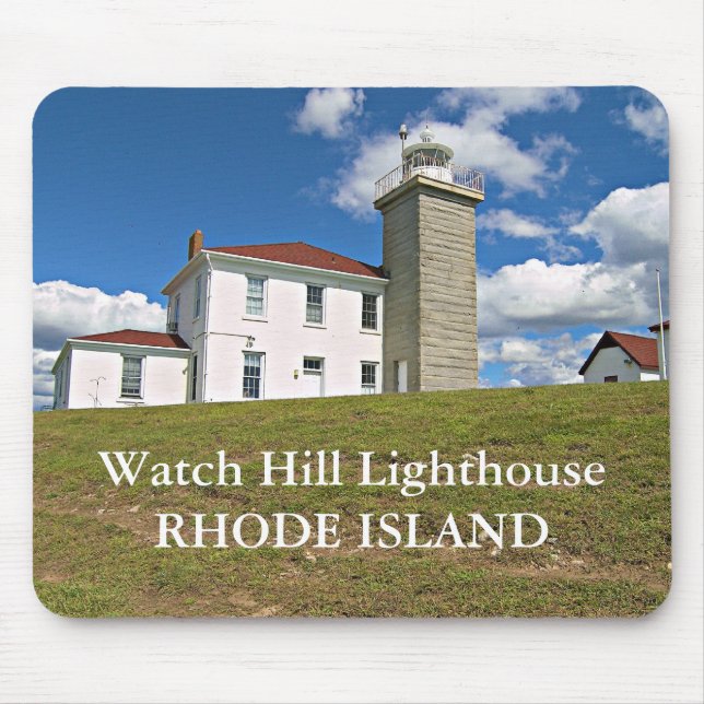 Watch Hill Lighthouse, Rhode Island Mousepad (Front)