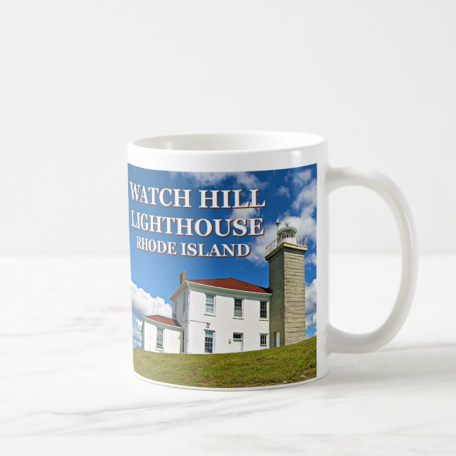Watch Hill Lighthouse, Rhode Island Mug (Right)