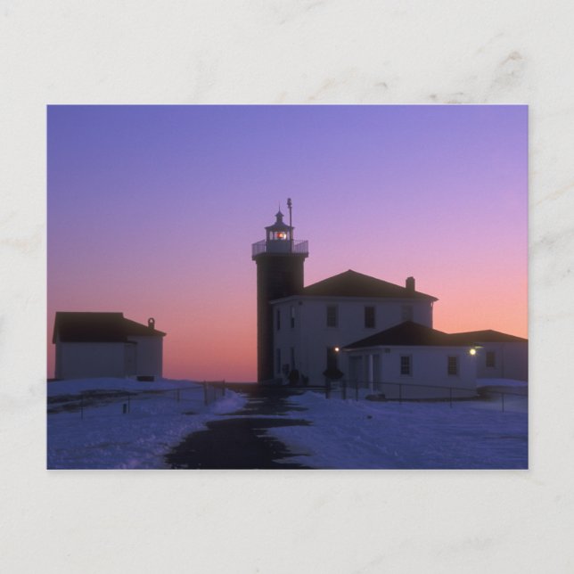 Watch Hill Lighthouse Rhode Island Postcard (Front)