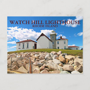 Watch Hill Lighthouse, Rhode Island Postcard