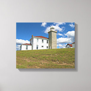 Watch Hill Lighthouse, Rhode Island Wrapped Canvas