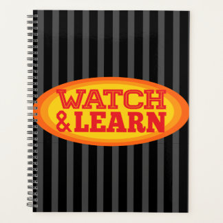 Watch & Learn Radial Oval Stripes Planner