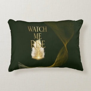 Watch Me Rise - Full Coverage Version Accent Pillow