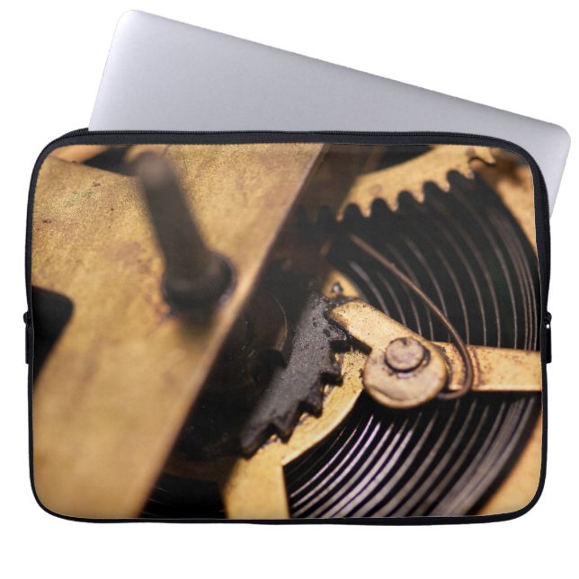 Watch Mechanics Abstract Laptop Sleeve (Front)