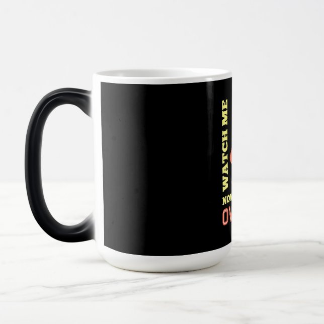 Watch Nail Artist Overlay Magic Mug (Left)