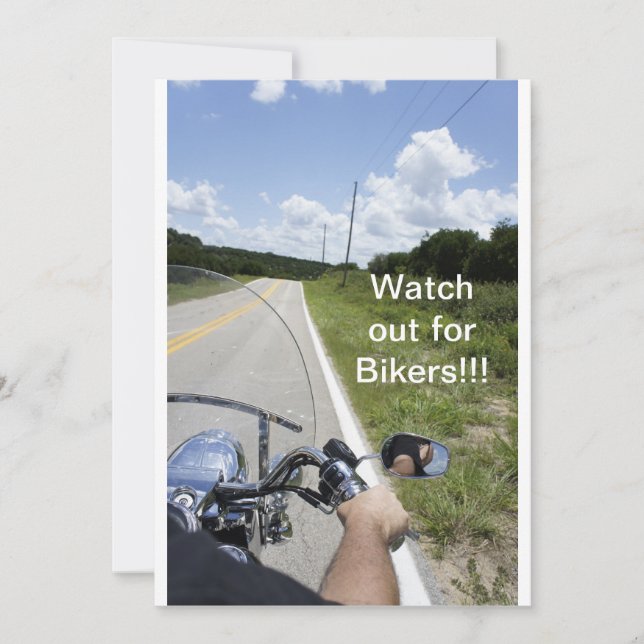 Watch out for Bikers (Front)