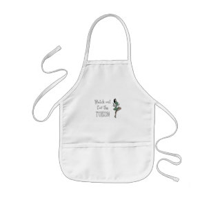 Watch Out For The Poison Retro Waitress - Colour Kids Apron