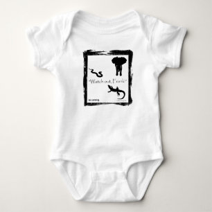 "Watch out, Frank!" Wild Things Onsie Baby Bodysuit