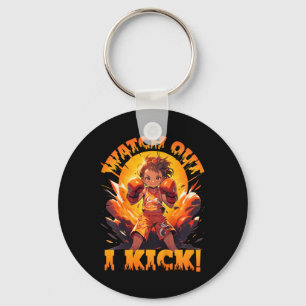 Watch Out - I Kick! Thai Boxing Muay Thai Kickboxi Keychain