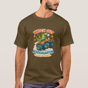 Watch Out Kindergarten Dino Truck T-Shirt