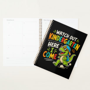 Watch Out Kindergarten Here I Come Dino Planner