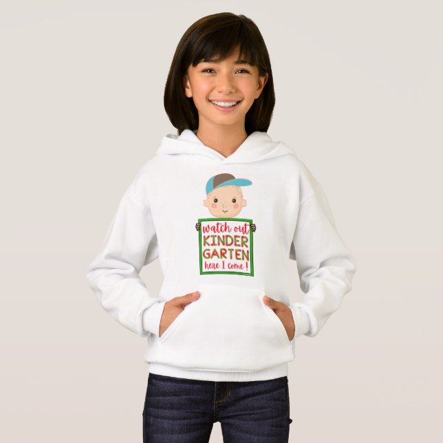 WATCH OUT KINDERGARTEN HERE I COME funny cute      (Front Full)
