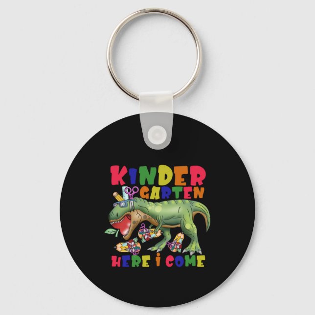 Watch Out Kindergarten Here I Come Keychain (Front)