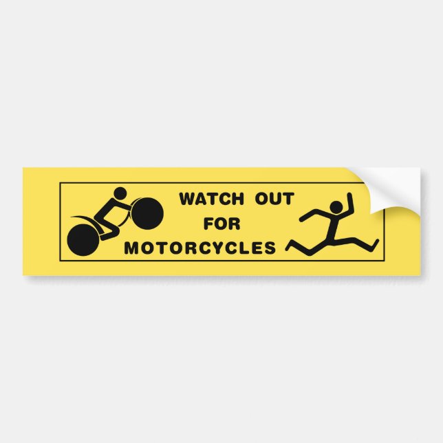 Watch out, Man! Bumper Sticker (Front)