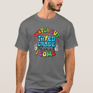 Watch Out Prek Here I Come Team Preschool Kid Back T-Shirt