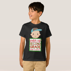 WATCH OUT SECOND GRADE HERE I COME funny cute T-Shirt
