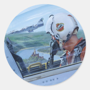 Watch Over the Rhine by Ken Riley Classic Round Sticker
