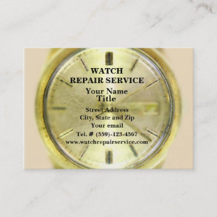 Watch Repair Business Card