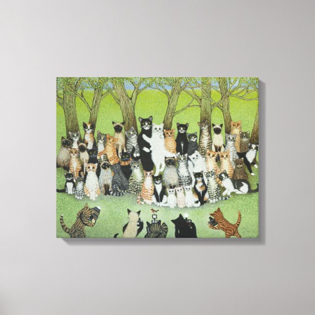 Watch the Birdie Canvas Print (Front)