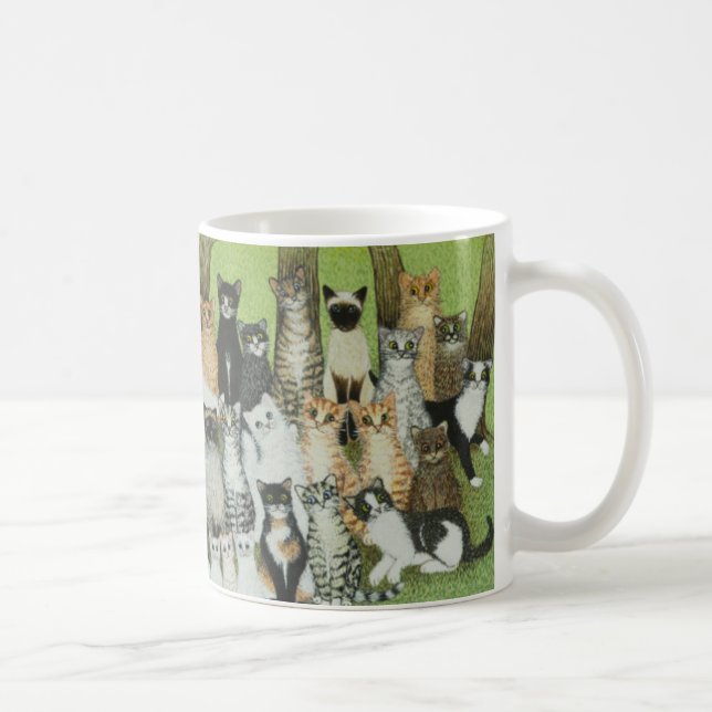 Watch the Birdie Coffee Mug (Right)
