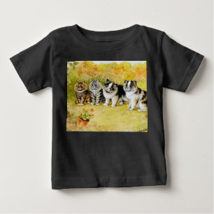 Watch the Birdy by Louis Wain Baby T-Shirt