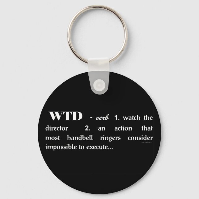 Watch the Director Keychain (Front)