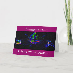 Watch The DJ Spin birthday card