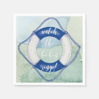 Watch the heckin rings! paper napkins