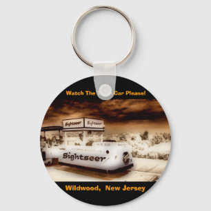 Watch The Tram Car Please Keychain