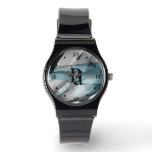 Watch Trend Abstract Art Blue Ocean