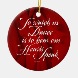 Watch Us Dance Ceramic Ornament