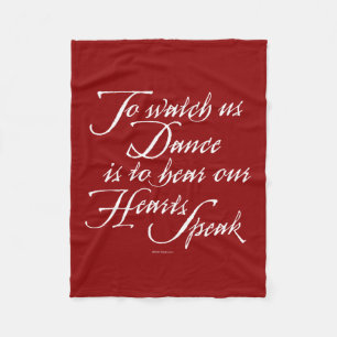Watch Us Dance Fleece Blanket