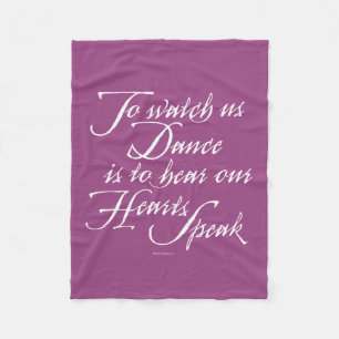 Watch Us Dance Fleece Blanket