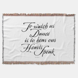 Watch Us Dance Throw Blanket