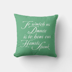 Watch Us Dance Throw Pillow