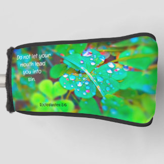 Watch Your Mouth Golf Putter Cover