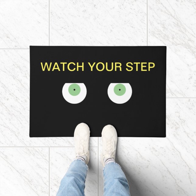 Watch Your Step - Eyes Doormat (Indoor)