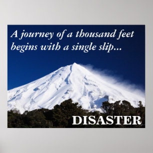 Watch your step: the first one is a doozy (L) Poster