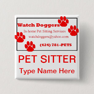 WatchDoggers.com 2 Inch Square Button