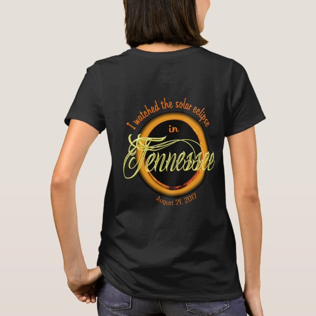 Watched Solar Eclipse TN Women's Shirts (Back)